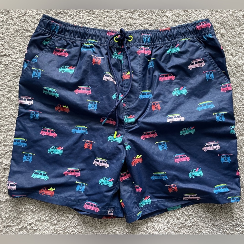Boden Elasticated Waist Swim Short Surfer Men’s Size Large (Missing Tag)